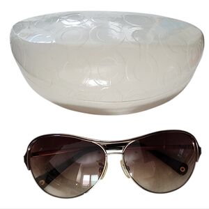 Coach Brown Aviator Sunglasses - S1003